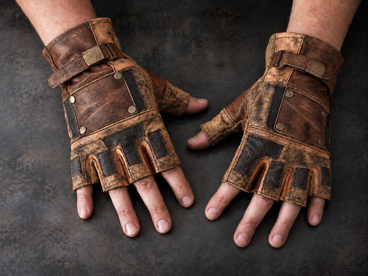 Endzeit Leder Arbeiter Handschuhe (Wasteland)