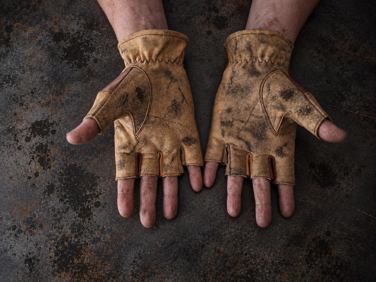 Endzeit Leder Arbeiter Handschuhe (Wasteland)