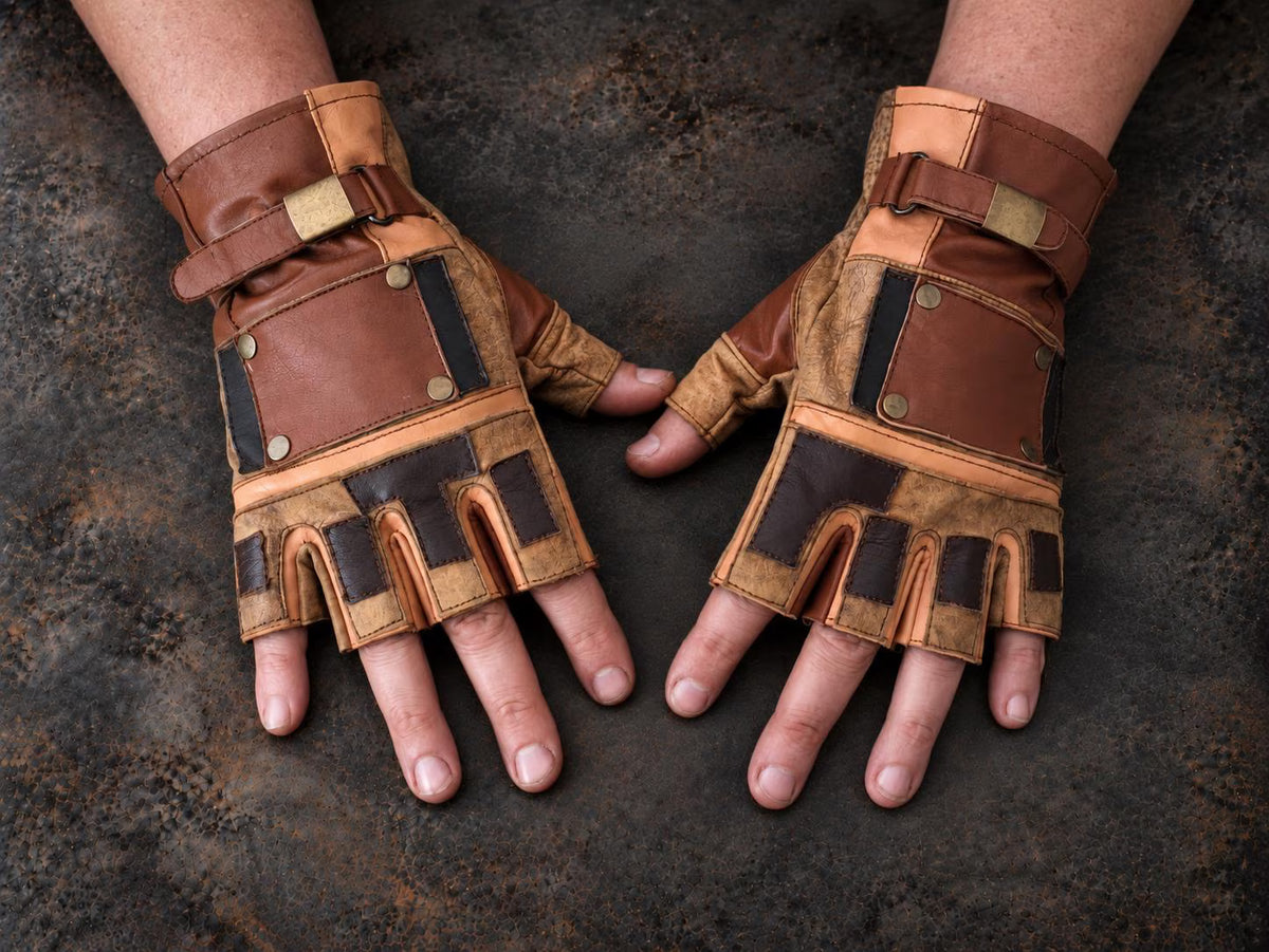 Endzeit Leder Arbeiter Handschuhe (Wasteland)