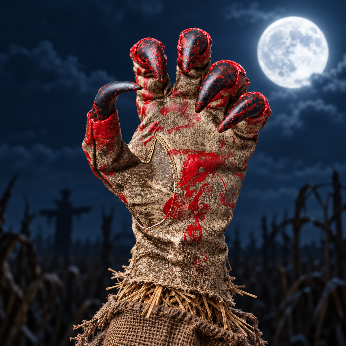 Horror Scarecrow - Gloves with Claws