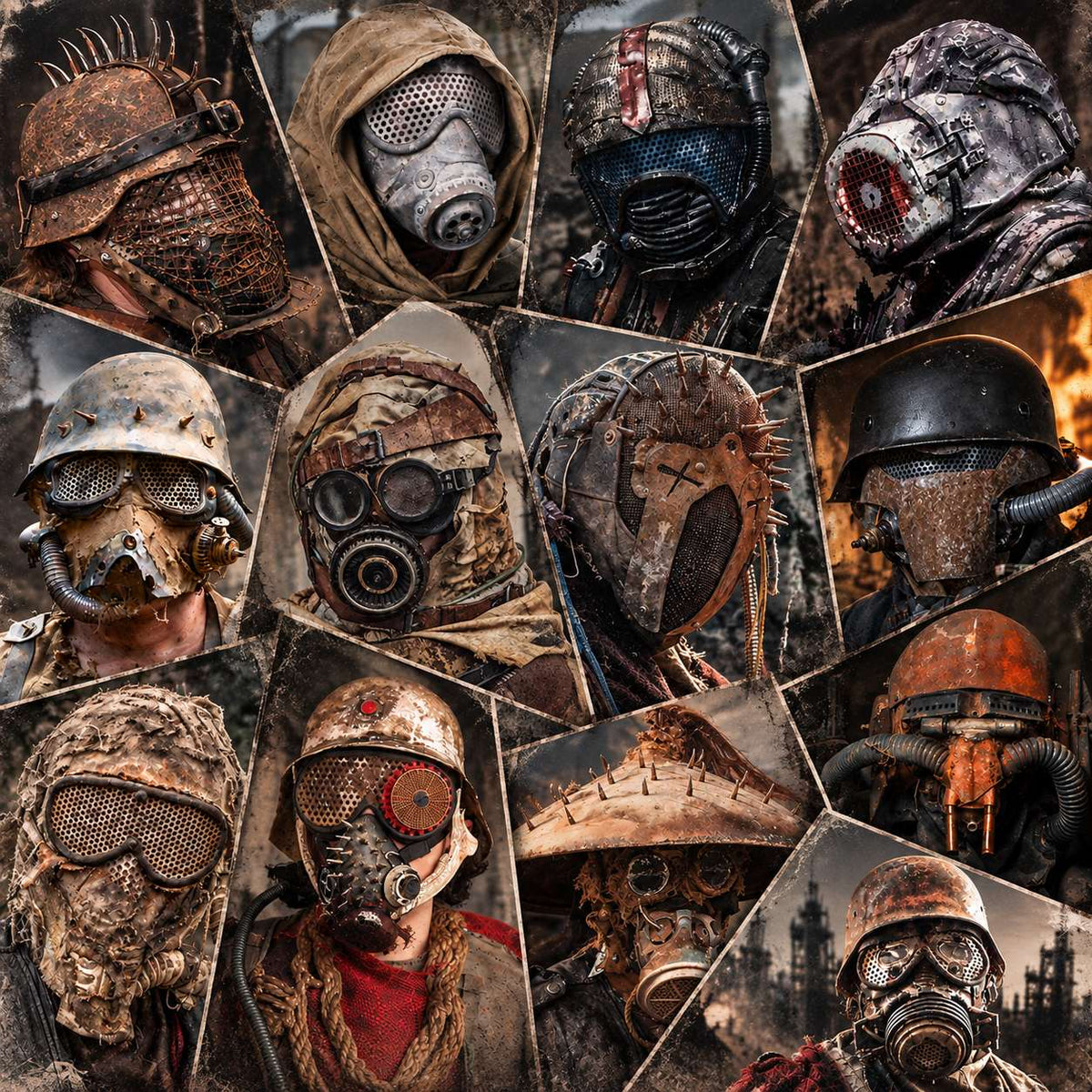 Individueller Wasteland Helm/Maske